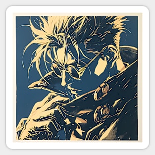 Legendary Gunslinger: Space Western Anime-Manga Adventure Sticker